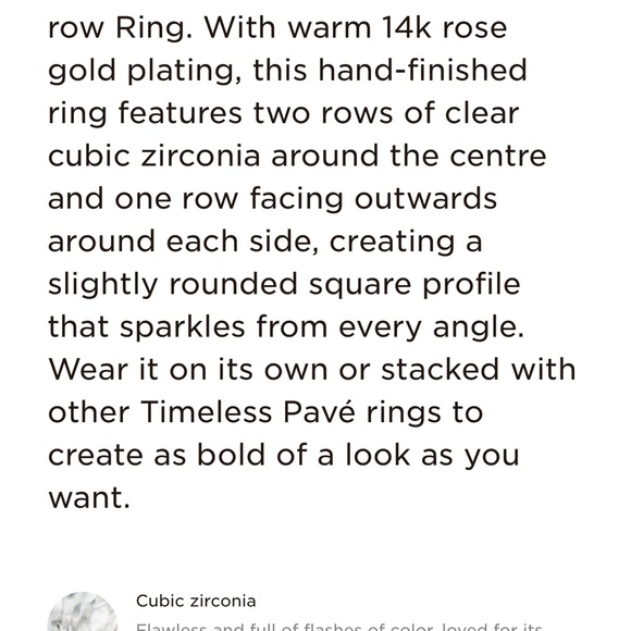 Pandora Timeless Pavé Double-row Ring - Picture 3 of 6
